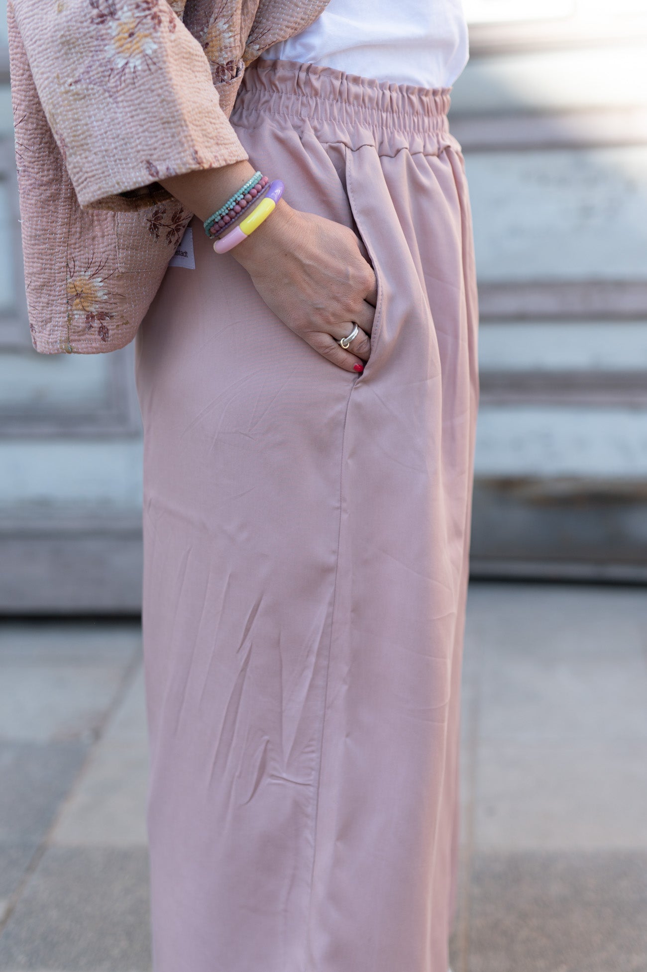 Die Jeden-Tag-Hose 🖤 weite Sommerhose im Marlene-Stil | TENCEL™ Rosé