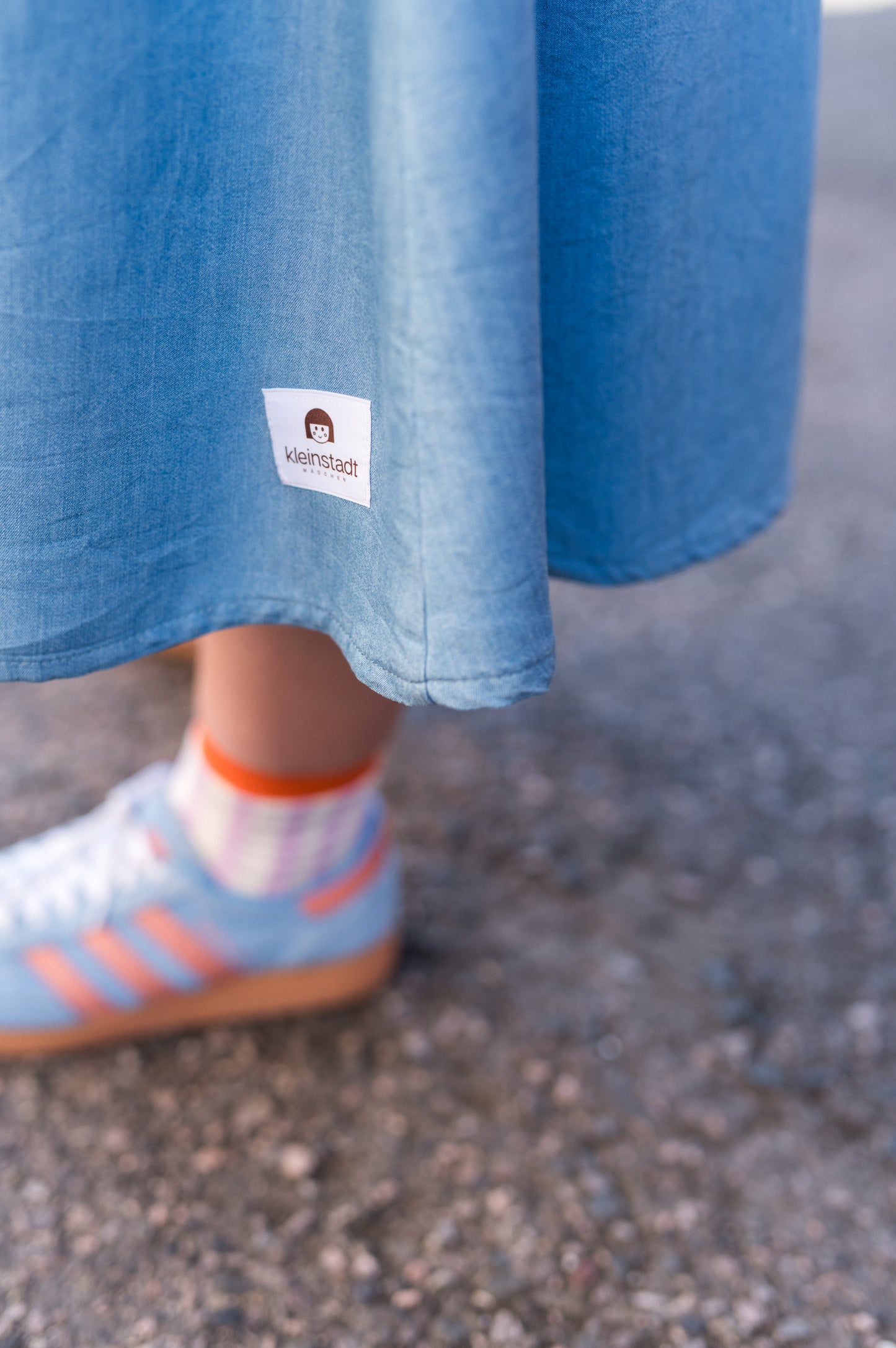 Easy Denim Rock | TENCEL™ Lyocell Midirock handmade