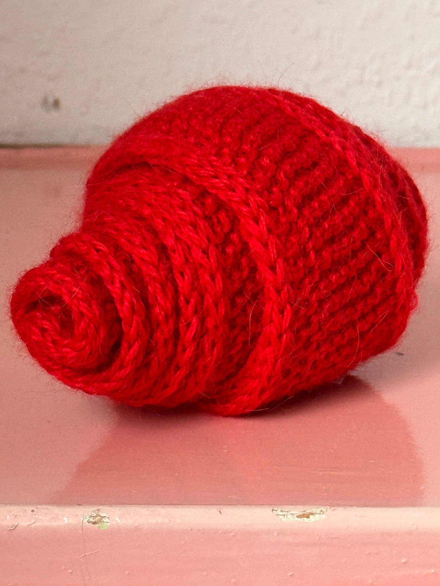Kleiner Schal, große Liebe | handgestrickt | Alpakawolle | Rot