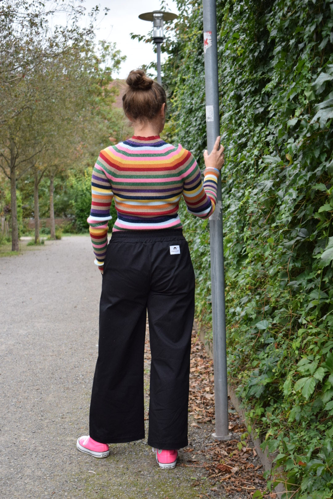 Culotte MATHILDA Twill schwarz