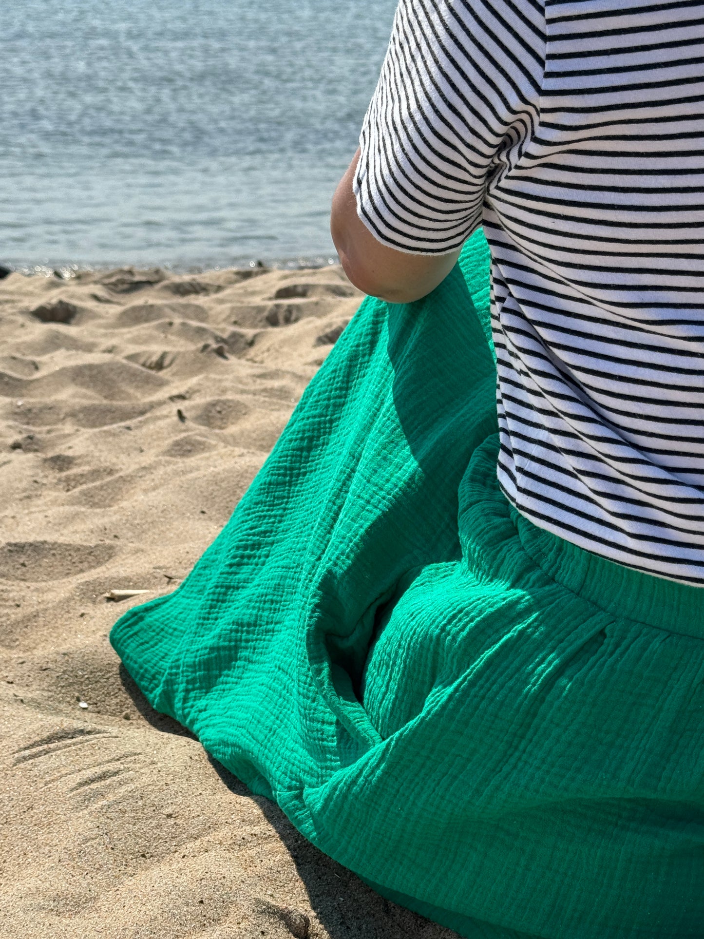 MusselinRock HEDDA emeraltgrün