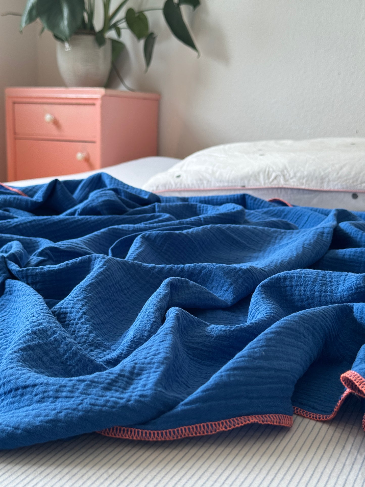 Leichte Musselindecke Bio-Baumwolle | Sommer Must-Have