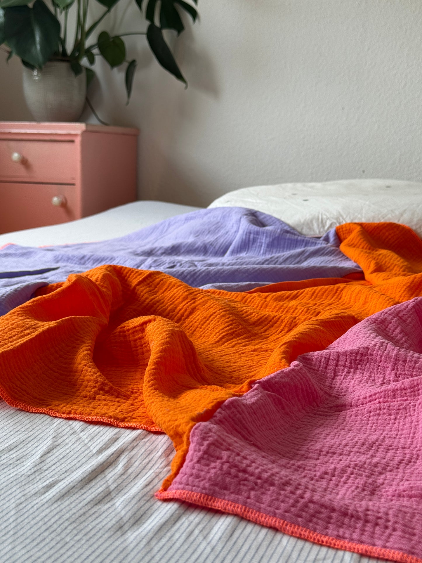 Leichte Musselindecke Bio-Baumwolle | Sommer Must-Have