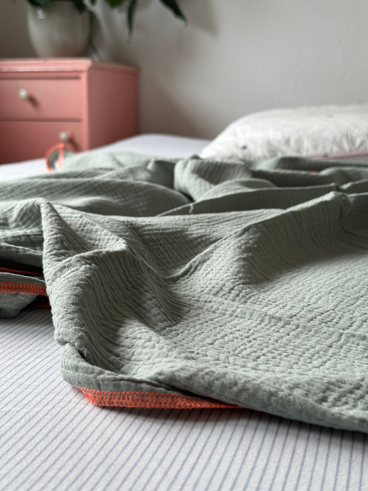 Leichte Musselindecke Bio-Baumwolle | Sommer Must-Have