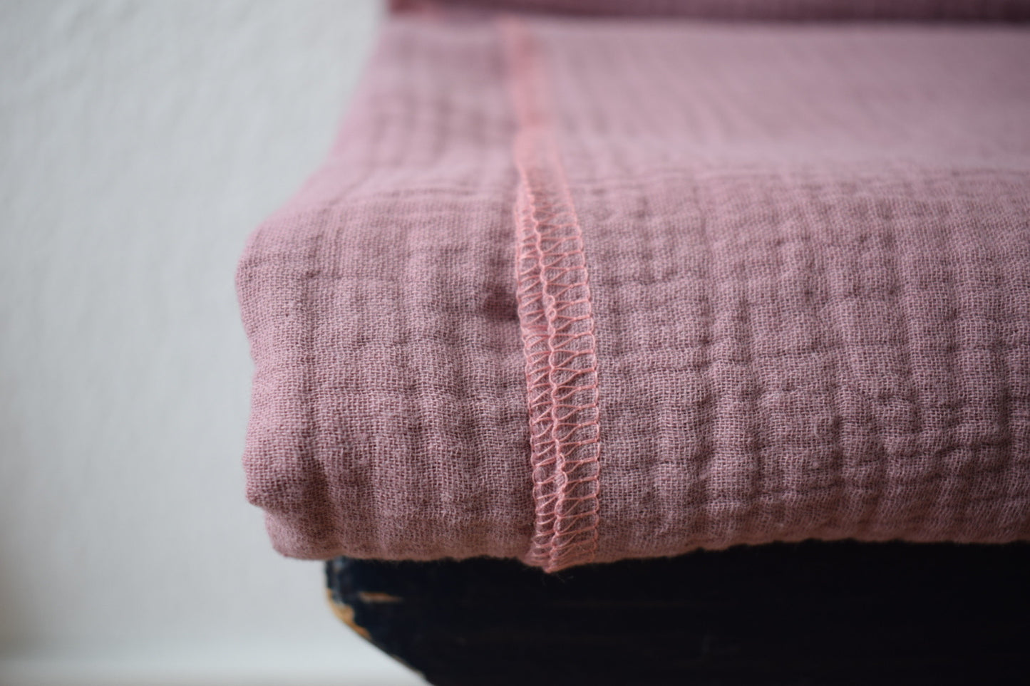 Tischdecke Musselin Mauve | Bio, bügelfrei & einfach schön