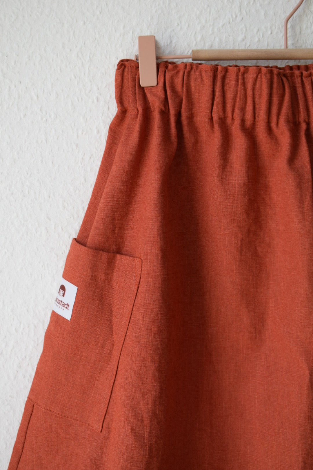 Leinenrock LOTTE | Natürlich. Lässig. Limitierte Edition | rost