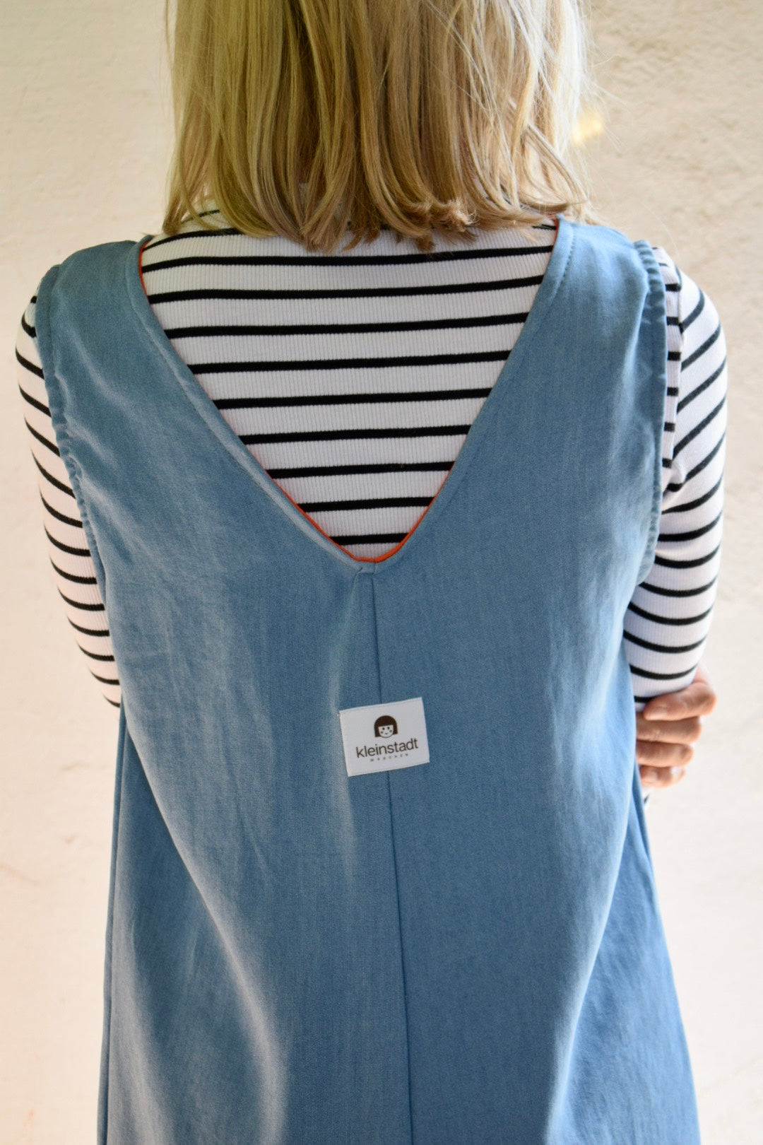 Jumpsuit aus TENCEL™ Lyocell | Denim-Optik & Handmade