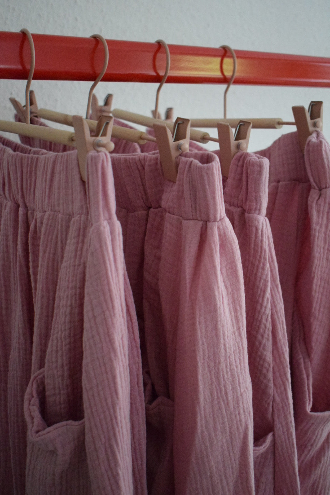 Musselin Midirock HEDDA | Bio & handmade | rosa