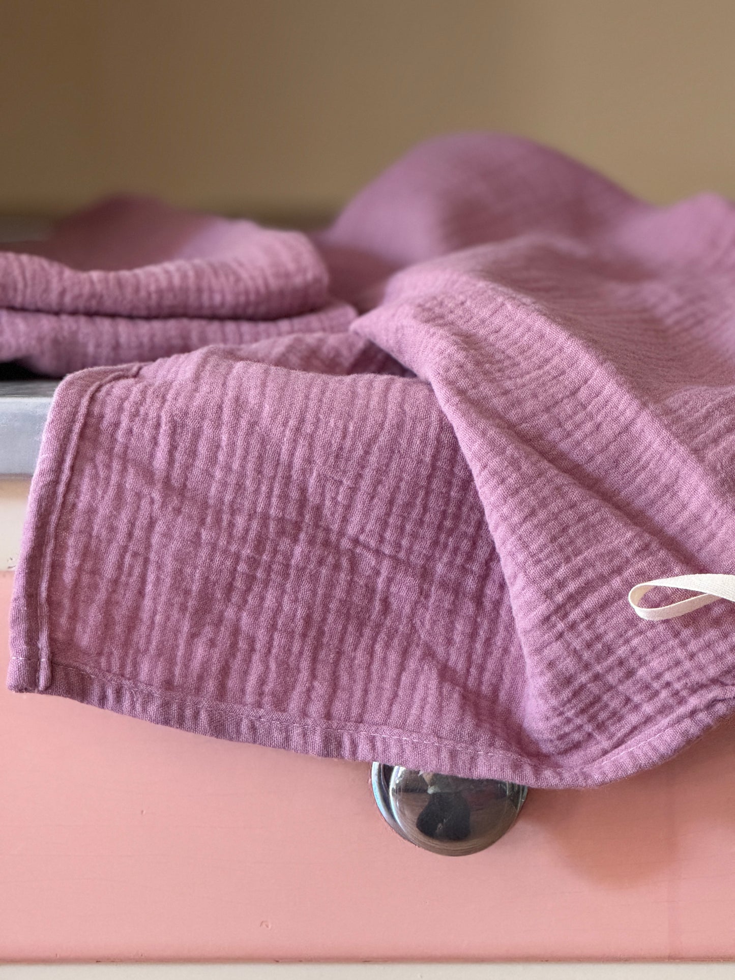 Küchenhandtuch aus Bio-Musselin
