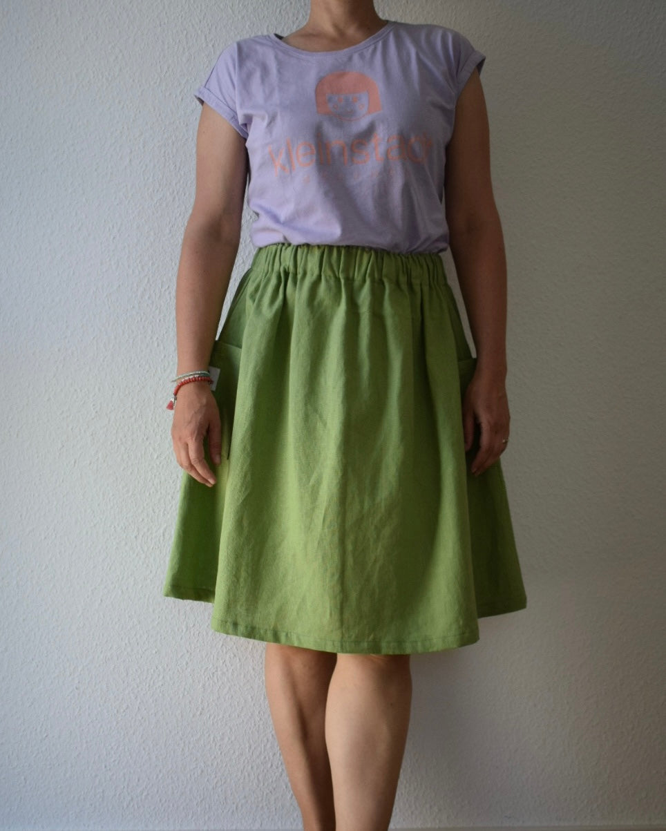 Leinenrock LOTTE | Natürlich. Lässig. Limitierte Edition | grün