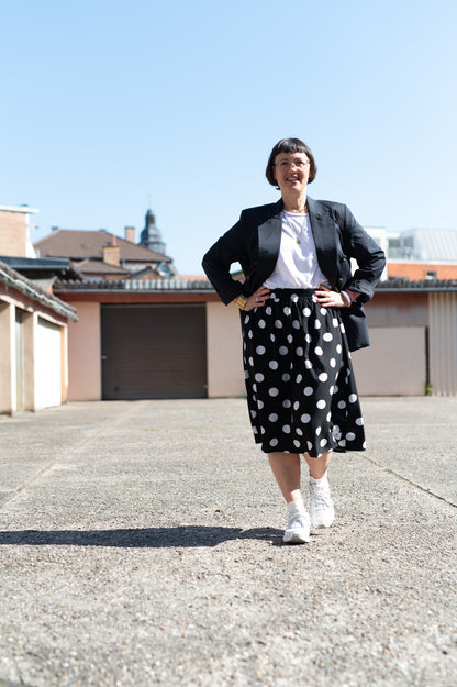 HEDDA Rock | Polka Dots Schwarz