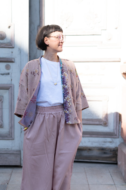 Die Jeden-Tag-Hose 🖤 weite Sommerhose im Marlene-Stil | TENCEL™ Rosé