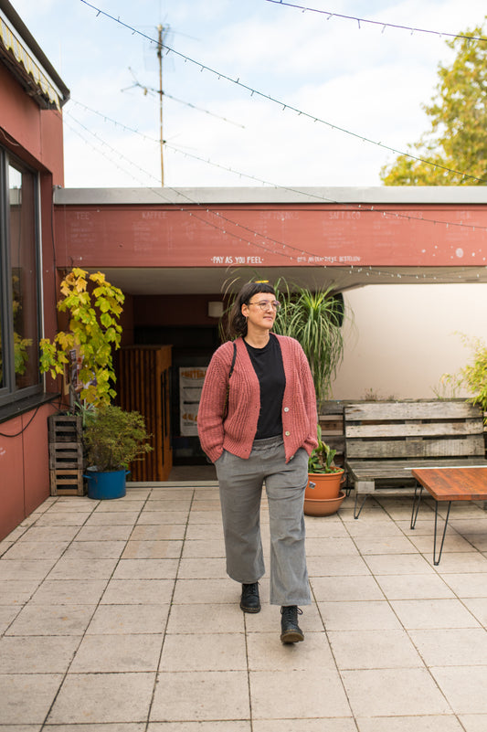 Cordhose | bequem, lässig & sowas von alltagstauglich | grau