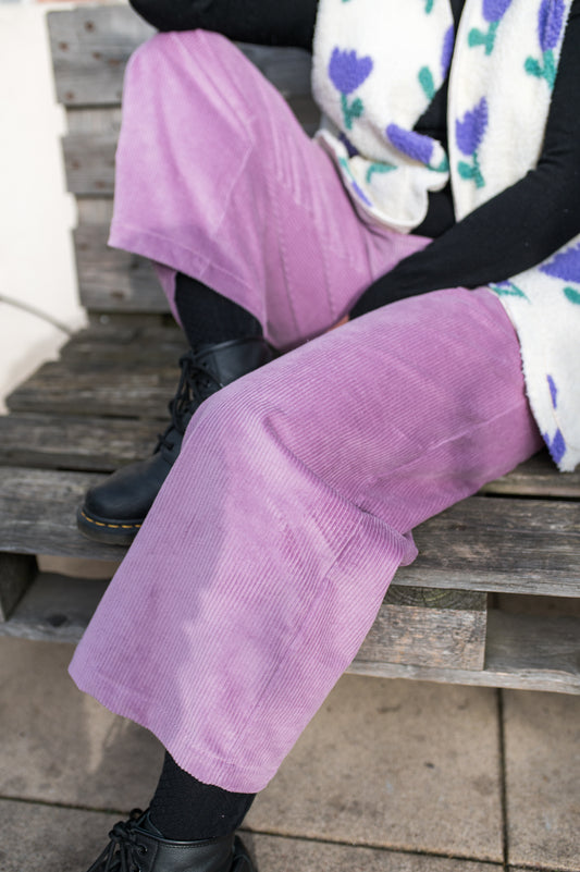 Cordhose | bequem, lässig & sowas von alltagstauglich | mauve