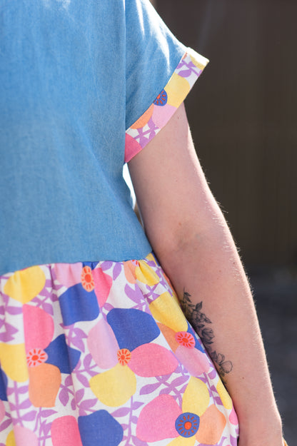 Kleid „THE EASY ONE“ – TENCEL™ & Viskose-Leinen, Midi-Länge, fair & mit Taschen