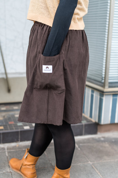 Cordrock LOTTE | kein ChiChi, nur Taschen, cozy & handmade | braun