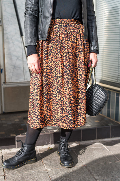 Leo Rock  | Midi Rock aus Ecovero Viskose