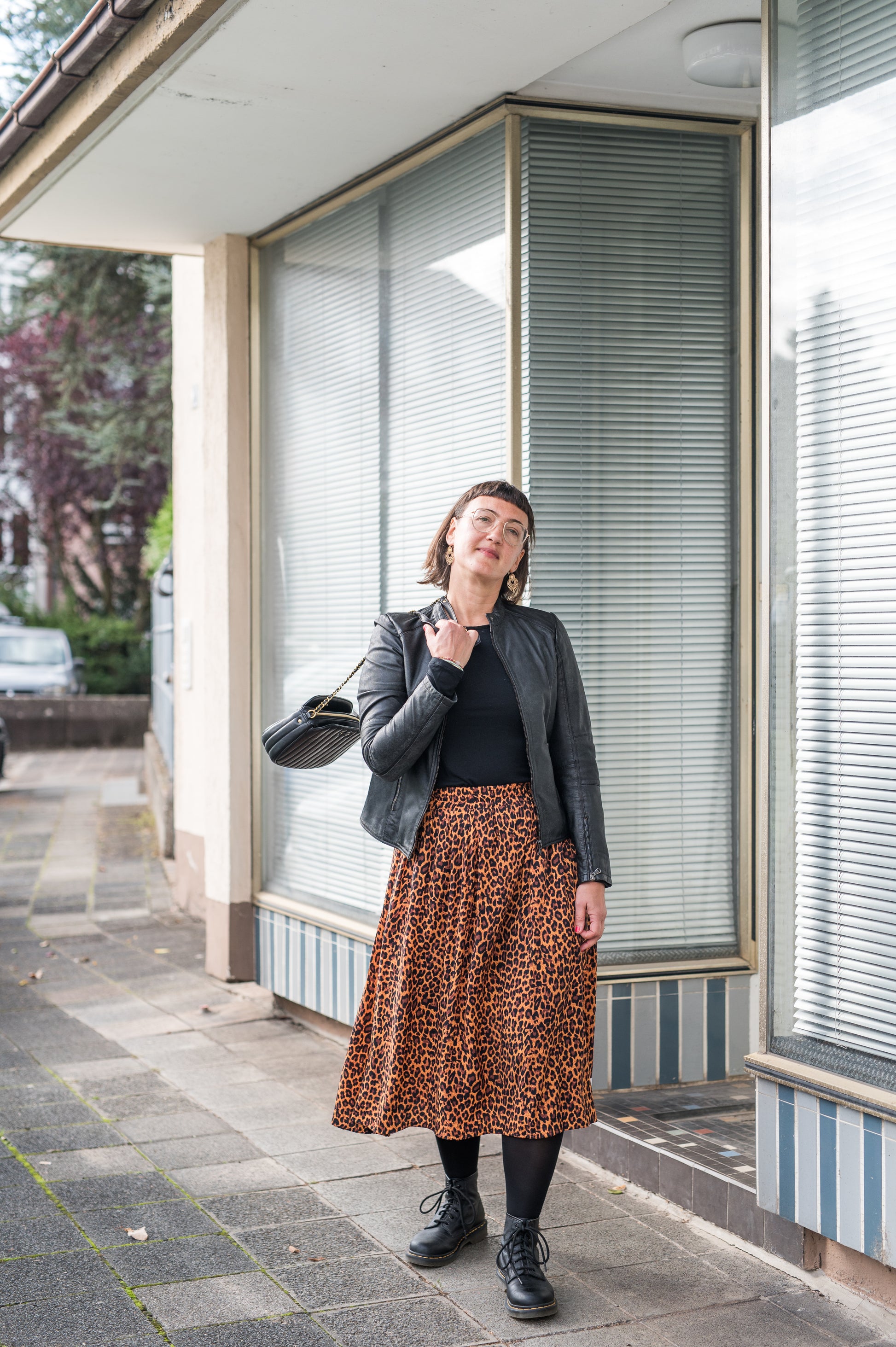 Leo Rock Midi Rock aus Ecovero Viskose S - Main Image