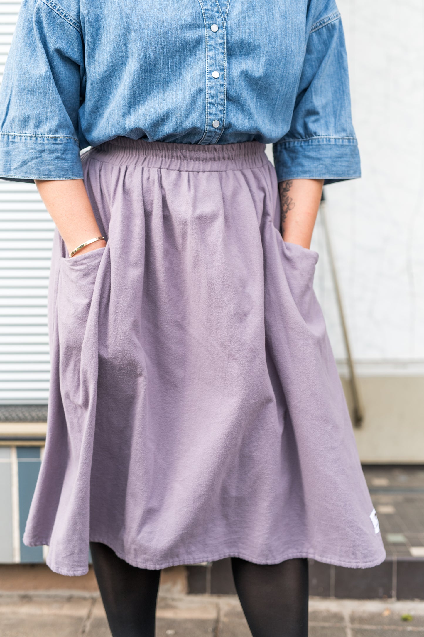 Rock HEDDA - Flanell*Love | Midi, cozy & sowas von alltagstauglich