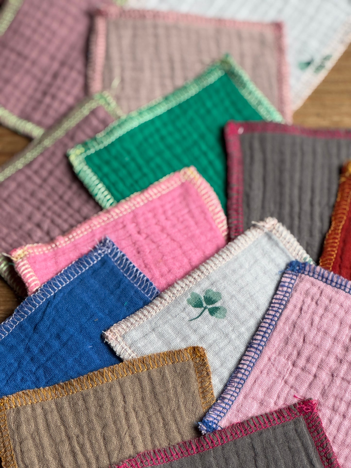 Abschminkpads aus Bio-Musselin | Nachhaltig & Zero Waste | SET 15