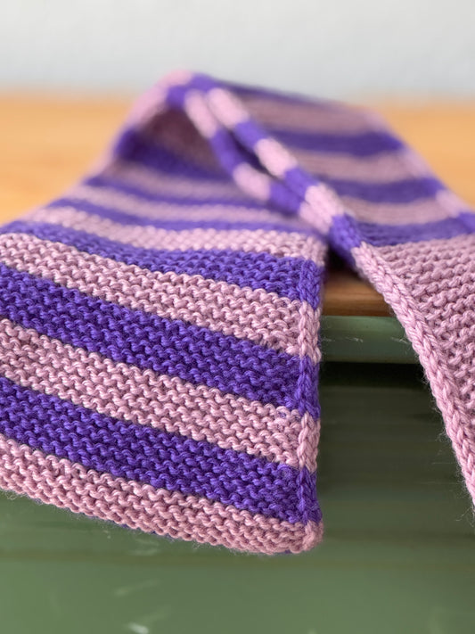 Kleiner Schal, große Liebe | handgestrickt | Streifen