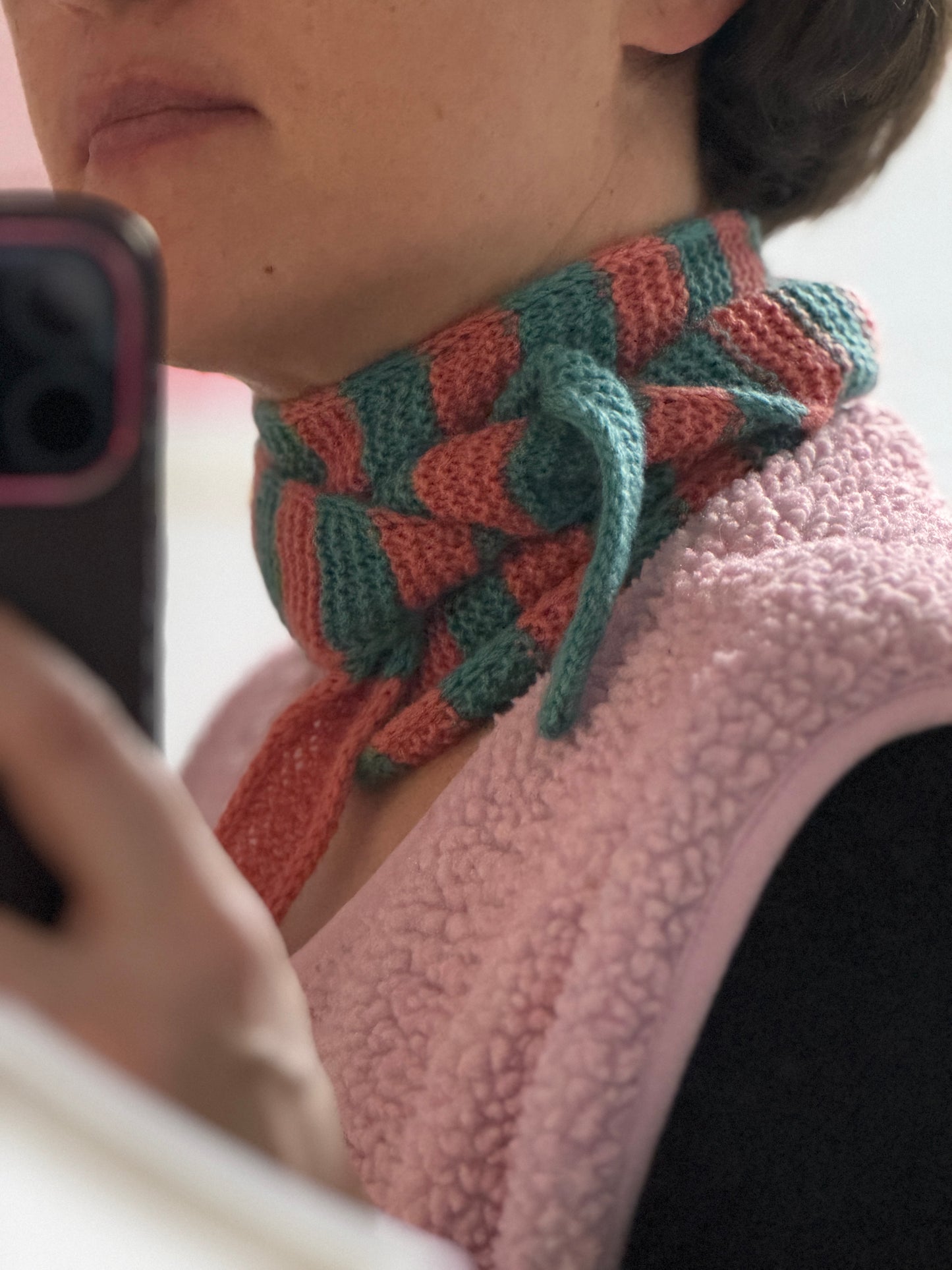 Kleiner Schal, große Liebe | handgestrickt | Streifen