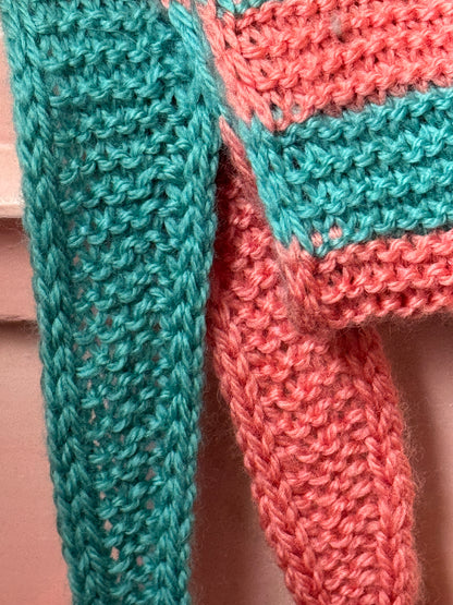 Kleiner Schal, große Liebe | handgestrickt | Streifen