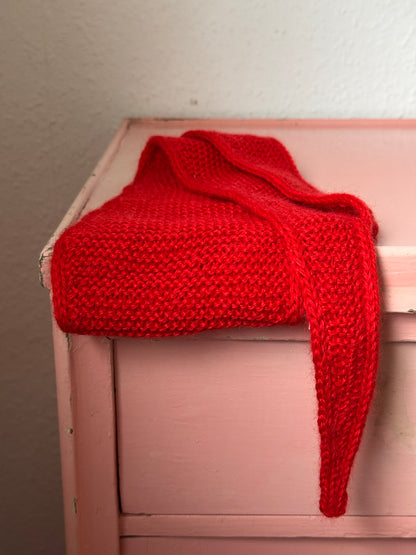 Kleiner Schal, große Liebe | handgestrickt | Alpakawolle | Rot