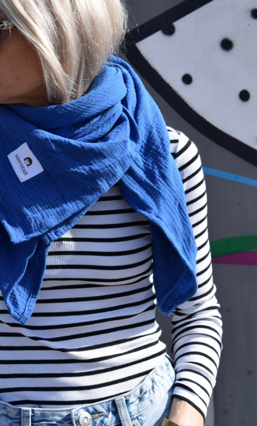 Musselinschal MINI (1 x 1 m) | dein neuer Lieblingsschal im Kleinformat