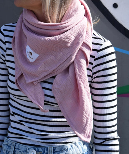 Musselinschal MINI (1 x 1 m) | dein neuer Lieblingsschal im Kleinformat