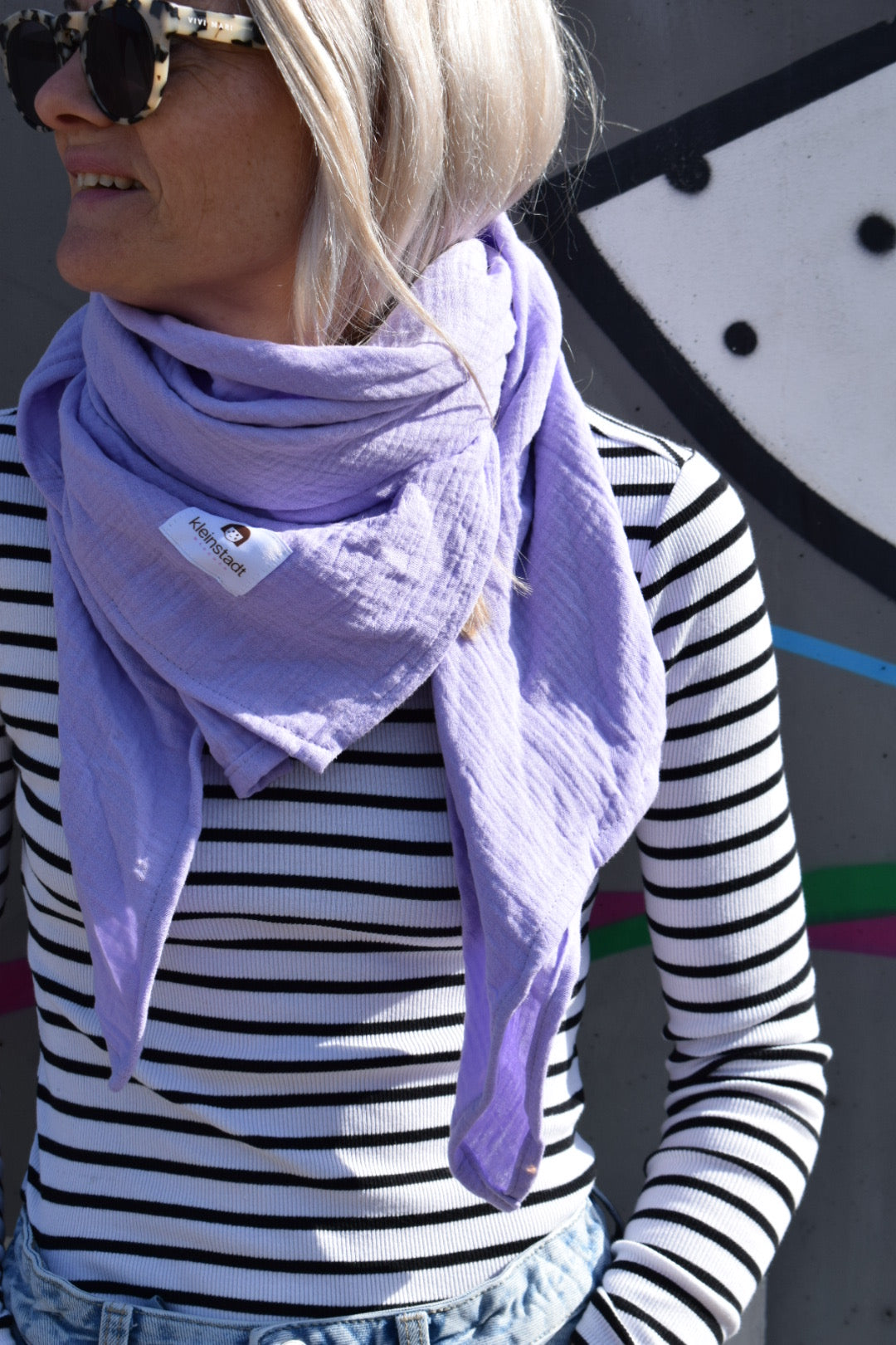 Musselinschal MINI (1 x 1 m) | dein neuer Lieblingsschal im Kleinformat