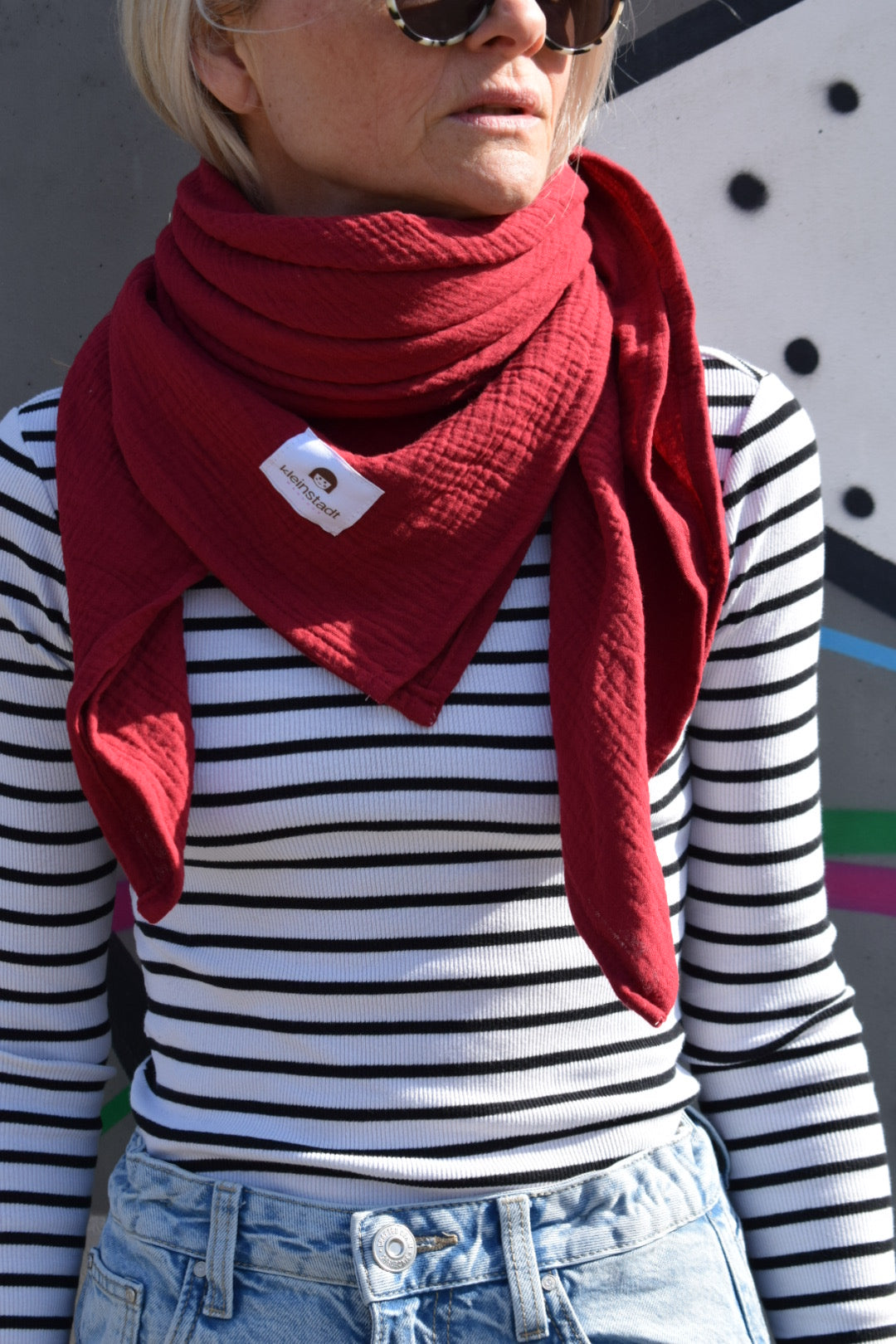 Musselinschal MINI (1 x 1 m) | dein neuer Lieblingsschal im Kleinformat