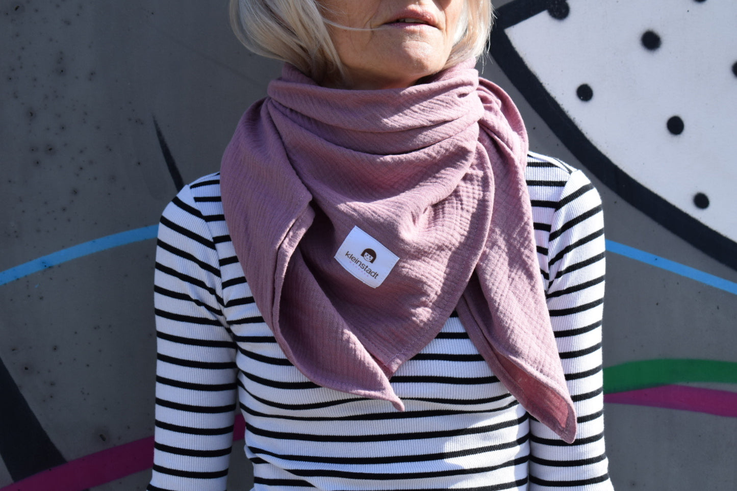 Musselinschal MINI (1 x 1 m) | dein neuer Lieblingsschal im Kleinformat