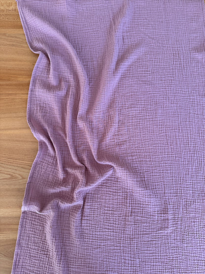Tischläufer Musselin Mauve | klein, bügelfrei & handmade