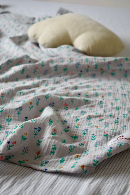 Leichte Musselindecke Bio-Baumwolle | Sommer Must-Have