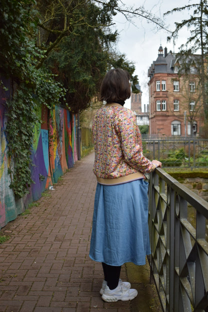 Midi*Rock HEDDA in Denim Optik