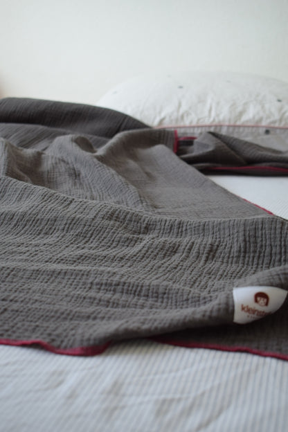 Leichte Musselindecke Bio-Baumwolle | Sommer Must-Have