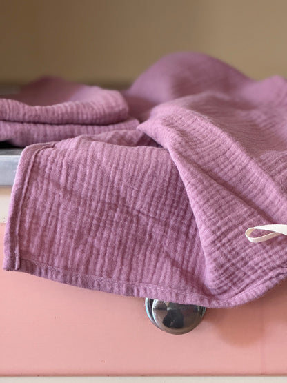 Küchenhandtuch aus Bio-Musselin