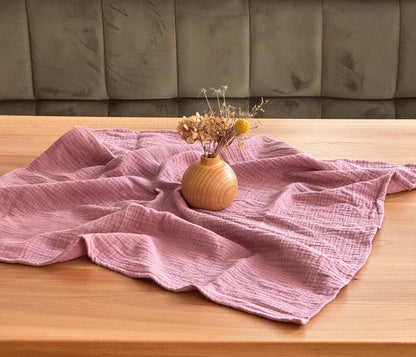 Tisch-Mitteldeckchen in mauve | Soft. Stylisch. So ready für deinen Tisch.