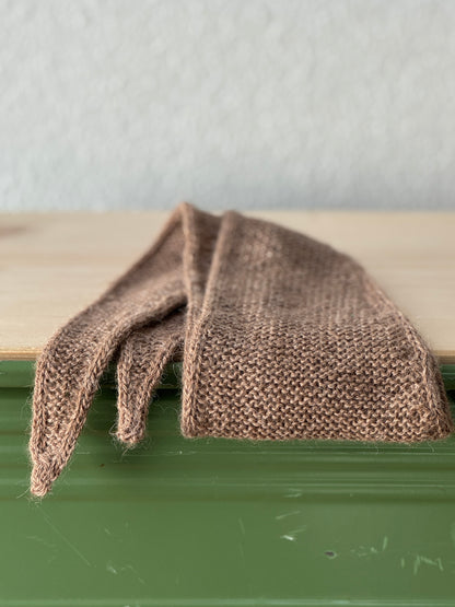 Kleiner Schal, große Liebe | handgestrickte Lamawolle