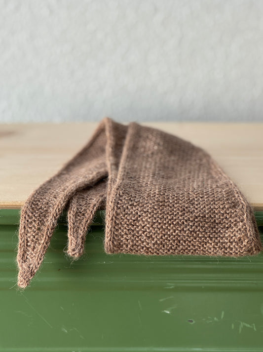 Kleiner Schal, große Liebe | handgestrickte Lamawolle